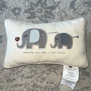 Mudpie elephant pillow